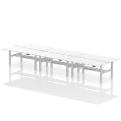 Dynamic Air Back-to-Back W1800 x D800mm Height Adjustable Sit Stand 6
