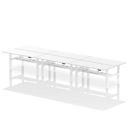 Dynamic Air Back-to-Back W1800 x D800mm Height Adjustable Sit Stand 6