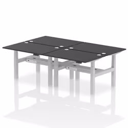 Dynamic Air Back-to-Back W1200 x D800mm Height Adjustable Sit Stand 4
