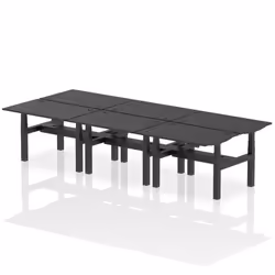 Dynamic Air Back-to-Back W1200 x D800mm Height Adjustable Sit Stand 6