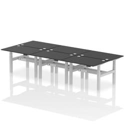 Dynamic Air Back-to-Back W1200 x D800mm Height Adjustable Sit Stand 6
