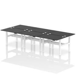 Dynamic Air Back-to-Back W1200 x D800mm Height Adjustable Sit Stand 6