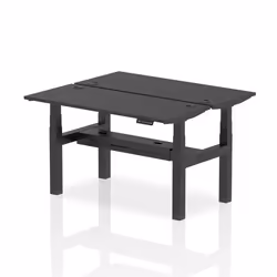 Dynamic Air Back-to-Back W1400 x D600mm Height Adjustable Sit Stand 2