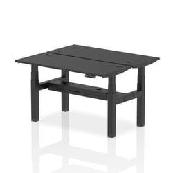 Dynamic Air Back-to-Back W1400 x D600mm Height Adjustable Sit Stand 2