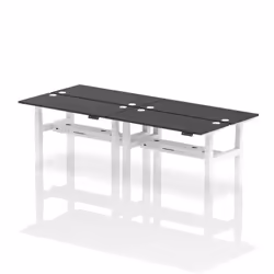 Dynamic Air Back-to-Back W1400 x D600mm Height Adjustable Sit Stand 4
