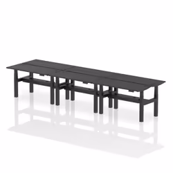 Dynamic Air Back-to-Back W1400 x D600mm Height Adjustable Sit Stand 6