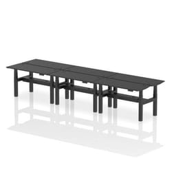 Dynamic Air Back-to-Back W1400 x D600mm Height Adjustable Sit Stand 6