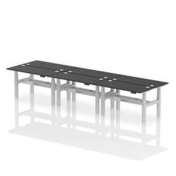 Dynamic Air Back-to-Back W1400 x D600mm Height Adjustable Sit Stand 6