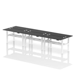 Dynamic Air Back-to-Back W1400 x D600mm Height Adjustable Sit Stand 6