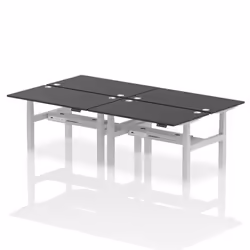 Dynamic Air Back-to-Back W1400 x D800mm Height Adjustable Sit Stand 4