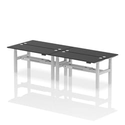 Dynamic Air Back-to-Back W1600 x D600mm Height Adjustable Sit Stand 4
