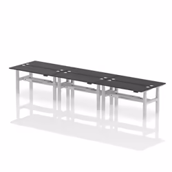 Dynamic Air Back-to-Back W1600 x D600mm Height Adjustable Sit Stand 6