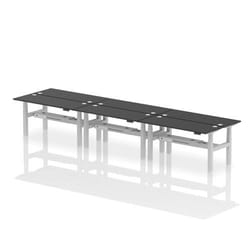 Dynamic Air Back-to-Back W1600 x D600mm Height Adjustable Sit Stand 6