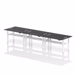 Dynamic Air Back-to-Back W1600 x D600mm Height Adjustable Sit Stand 6