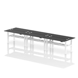 Dynamic Air Back-to-Back W1600 x D600mm Height Adjustable Sit Stand 6
