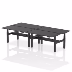 Dynamic Air Back-to-Back W1600 x D800mm Height Adjustable Sit Stand 4