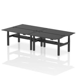 Dynamic Air Back-to-Back W1600 x D800mm Height Adjustable Sit Stand 4