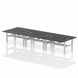Dynamic Air Back-to-Back W1600 x D800mm Height Adjustable Sit Stand 6