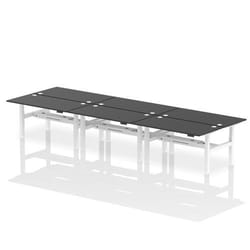 Dynamic Air Back-to-Back W1600 x D800mm Height Adjustable Sit Stand 6