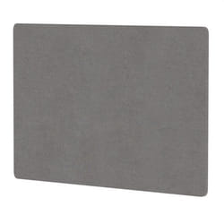 Dynamic Air Back-to-Back Desk Divider Screen W1200 x H800mm Grey Fabri