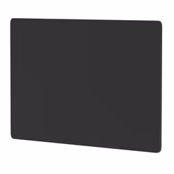Dynamic Air Back-to-Back Desk Divider Screen W1200 x H800mm Black Fabr