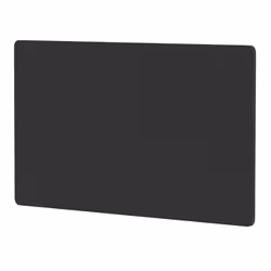 Dynamic Air Back-to-Back Desk Divider Screen W1400 x H800mm Black Fabr
