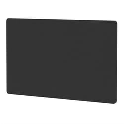 Dynamic Air Back-to-Back Desk Divider Screen W1400 x H800mm Black Fabr