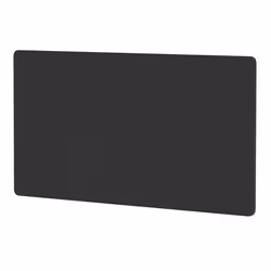 Dynamic Air Back-to-Back Desk Divider Screen W1600 x D800mm Black Fabr