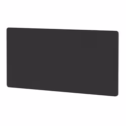 Dynamic Air Back-to-Back Desk Divider Screen W1800 x D800mm Black Fabr