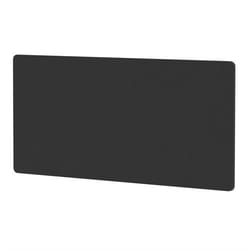 Dynamic Air Back-to-Back Desk Divider Screen W1800 x D800mm Black Fabr