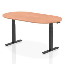 Dynamic Impulse W1800 x D1000 x H660-1310mm Height Adjustable Boardroo