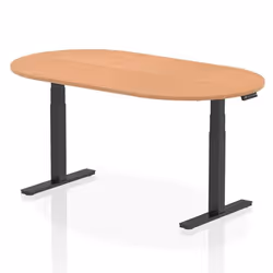Dynamic Impulse W1800 x D1000 x H660-1310mm Height Adjustable Boardroo