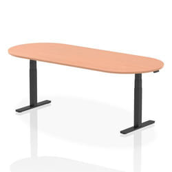 Dynamic Impulse W2400 x D1000 x H660-1310mm Height Adjustable Boardroo