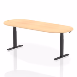 Dynamic Impulse W2400 x D1000 x H660-1310mm Height Adjustable Boardroo