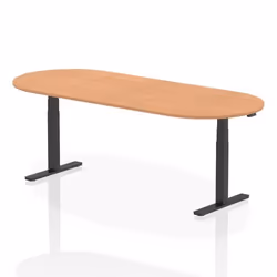 Dynamic Impulse W2400 x D1000 x H660-1310mm Height Adjustable Boardroo