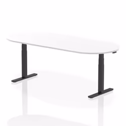 Dynamic Impulse W2400 x D1000 x H660-1310mm Height Adjustable Boardroo