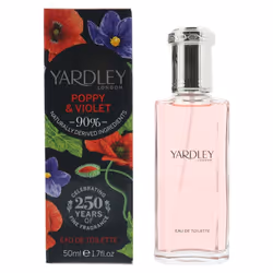 Yardley Poppy And Violet 50ml EDT Spray