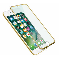 Aquarius 4D Tempered Glass Screen Protector Cover for IPH 6 & 7+, Gold