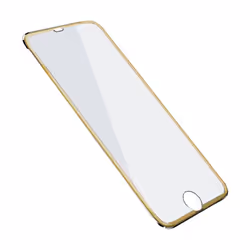 Aquarius 4D Tempered Glass Screen Protector Cover for IPH 6 & 7+, Gold