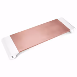 Aluminium Space-Saving Desktop Organiser - Rose Gold