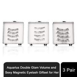 Aquarius Double Glam Volume and Sexy Magnetic Eyelash Giftset for Her