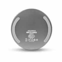 Aquarius Universal Wireless Charging Pad Round - Silver