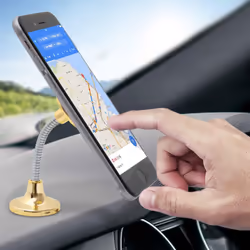 Aquarius Car Spring Magnetic Holder- Gold