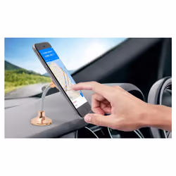 Aquarius Car Spring Magnetic Holder- Rose Gold
