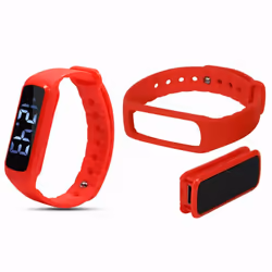 Teen Fitness Tracker Aq 114 Red