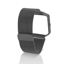 Fitbit Blaze Metal Mesh Straps with Frame - Space Grey