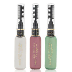 Aquarius Set of 3 Wash Out Hair Mascara Dye Creams Red, White & Green