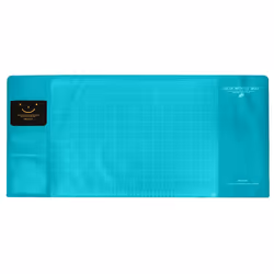 AQ Multifunctional Office Desk Mouse Mat Eco-Friendly PVC+DS - Blue