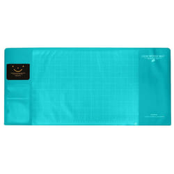 AQ Multifunctional Office Desk Mouse Mat Eco-Friendly PVC+DS - Blue