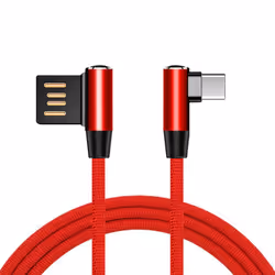 Aquarius Wrest Resistant Universal Type-C Aluminium Cable, Red